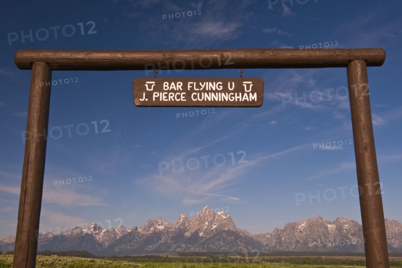 Scenic view of mountains under gateway