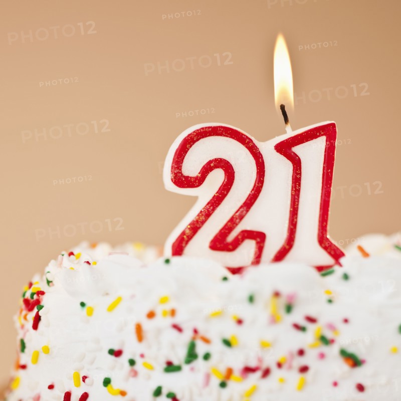 Birthday for twenty one years.