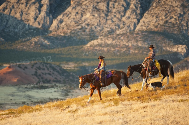 Horseback riders.