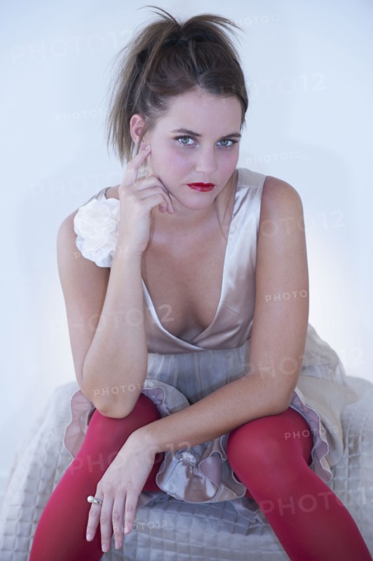 Woman in fancy dress