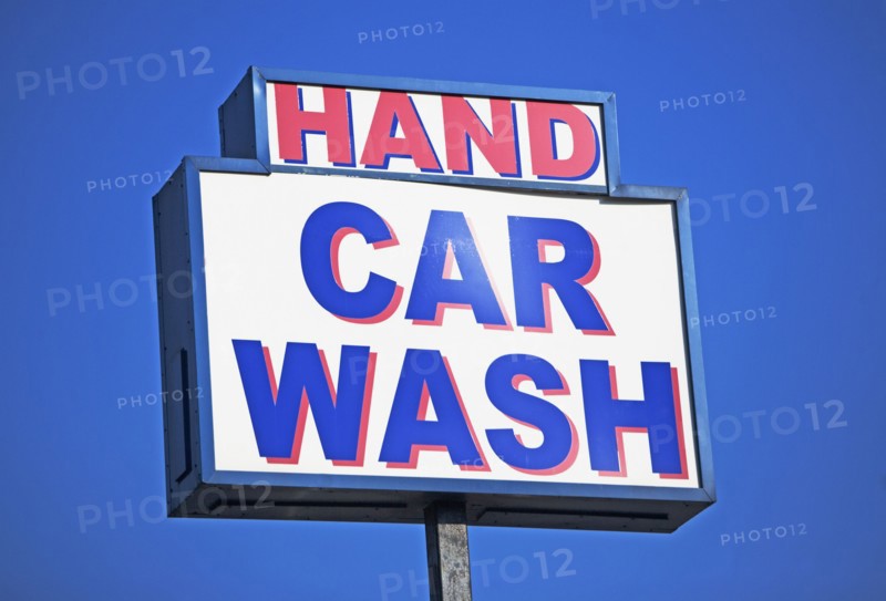 Car wash sign