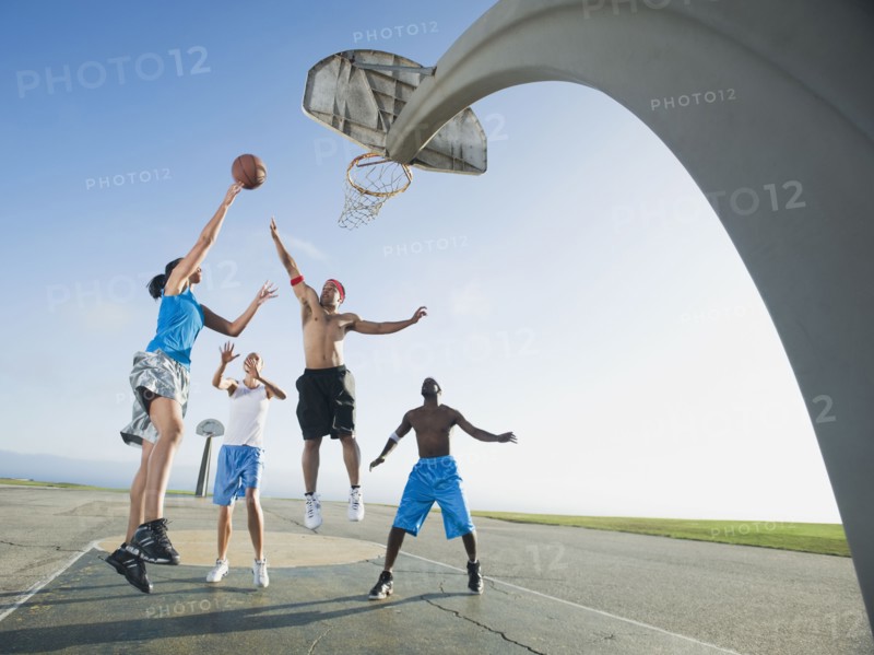 Basketball players