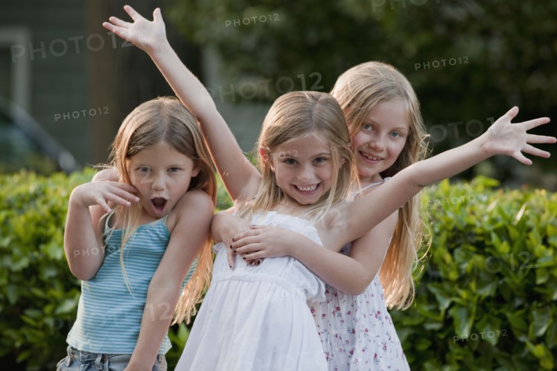 Three young girls