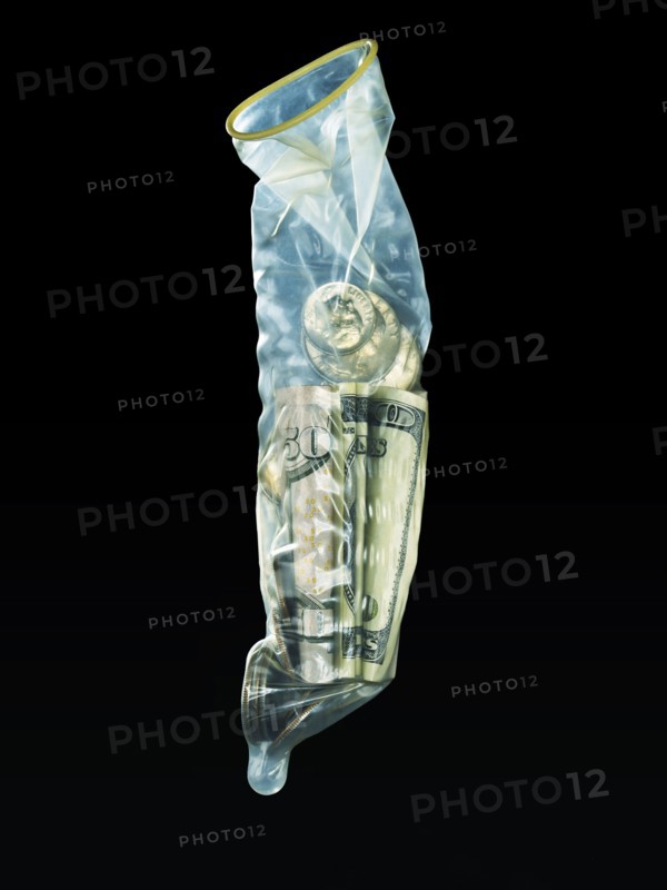 Currency in condom