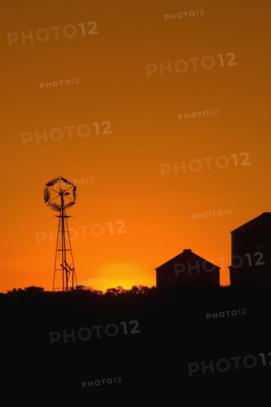 Windmill at dawn