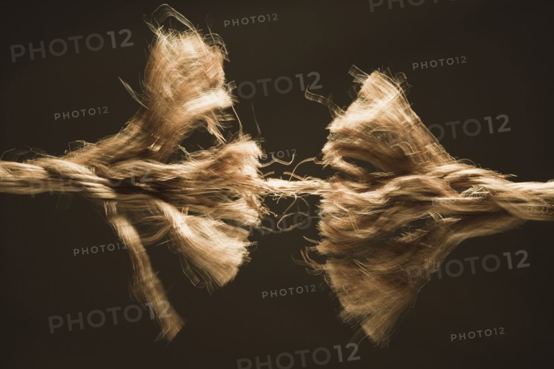 Frayed rope