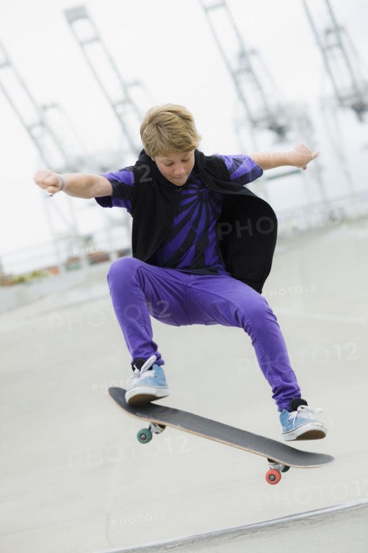 Skateboarding