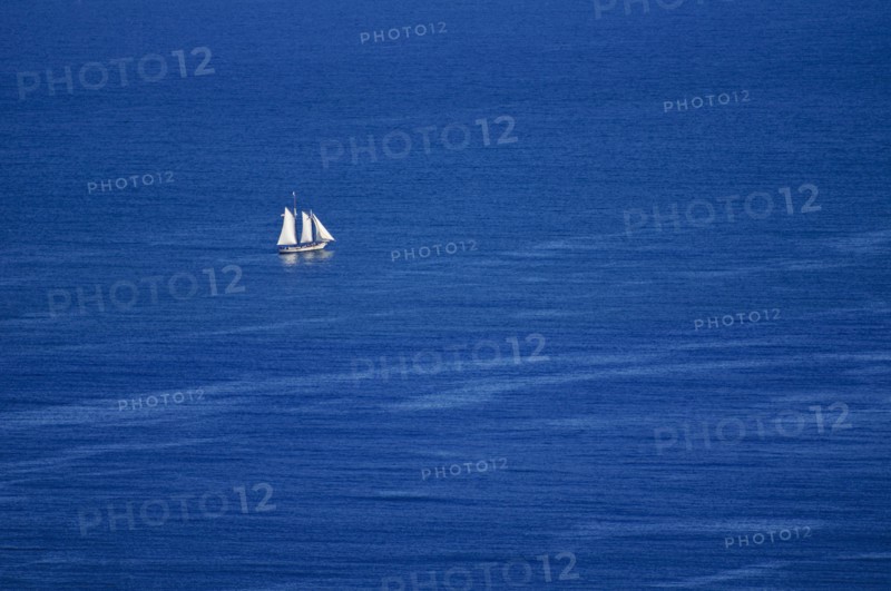 Sailboat in ocean