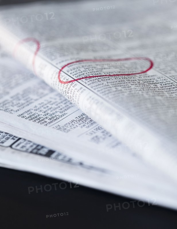 Classified Ads in newspaper