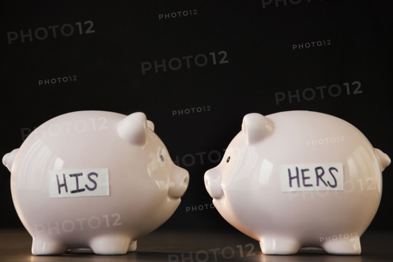 His and hers piggy banks