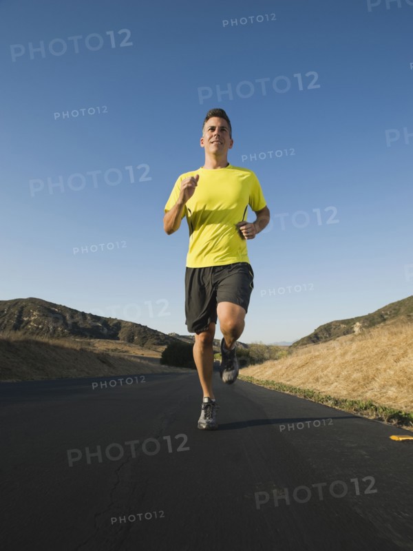 Man jogging