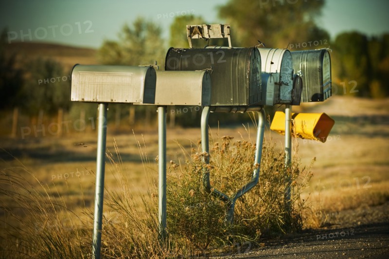 Mailboxes.