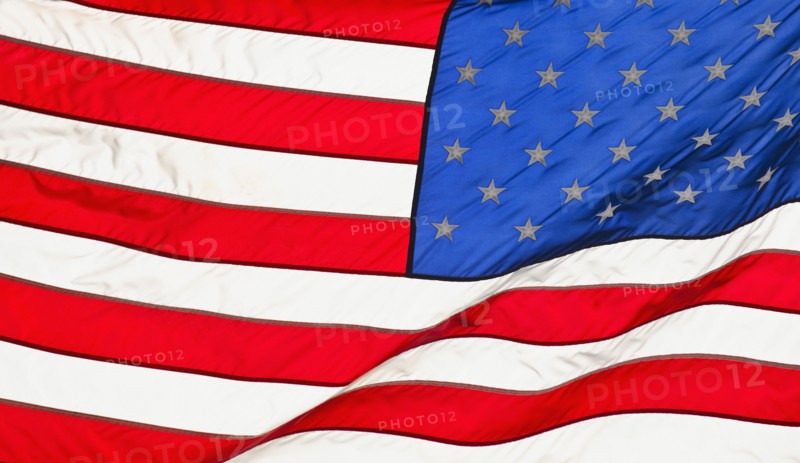 American flag.