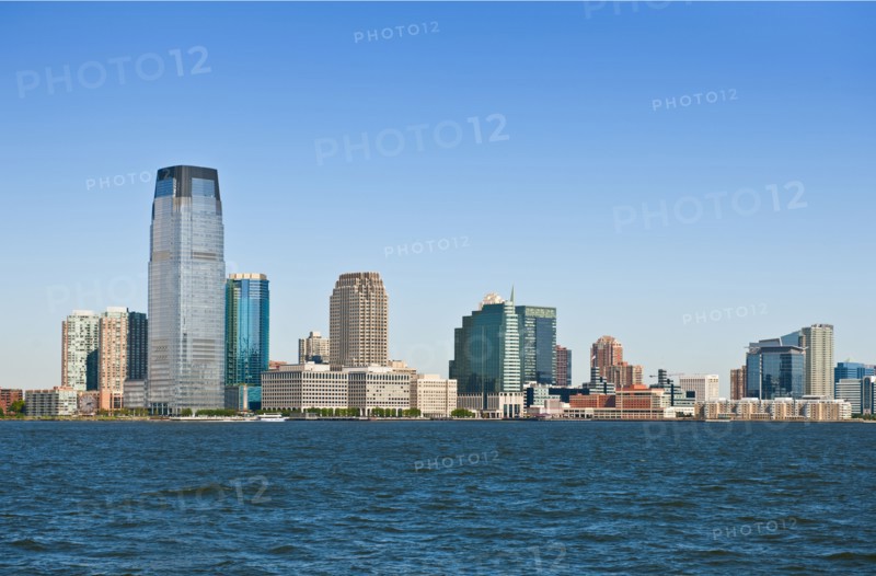 Waterfront downtown buildings.