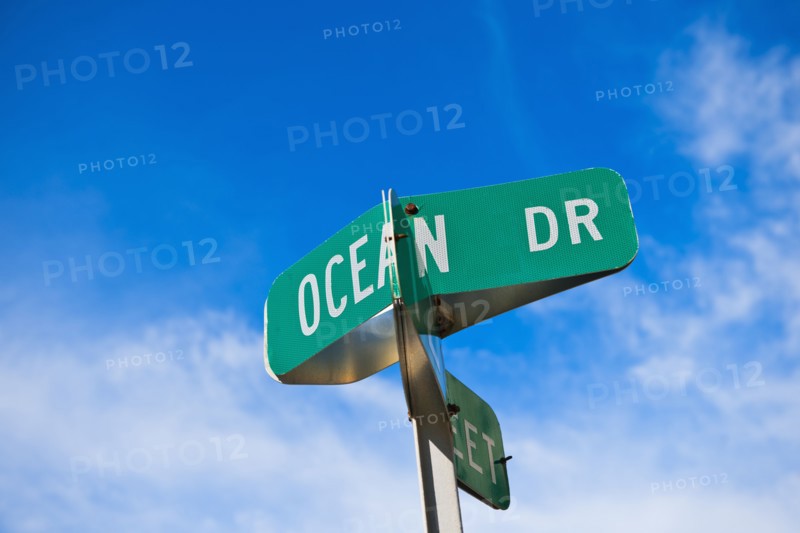 Street sign.