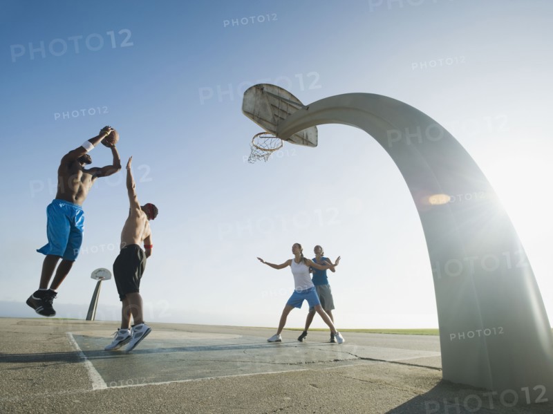 Basketball players