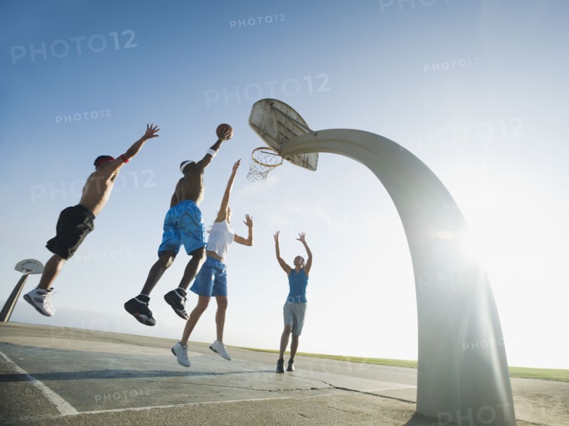 Basketball players