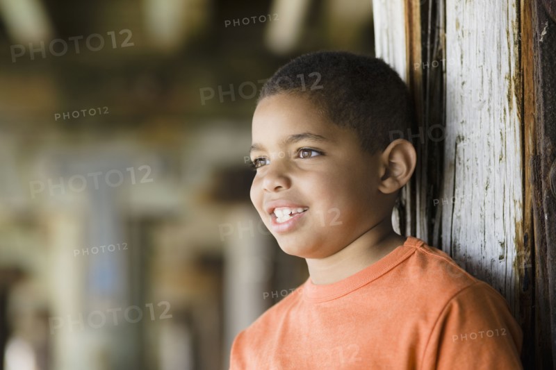 Portrait of young boy