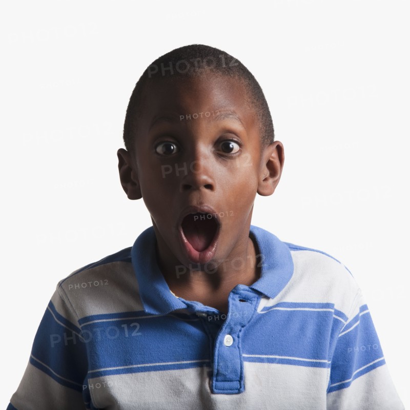 Portrait of suprised boy