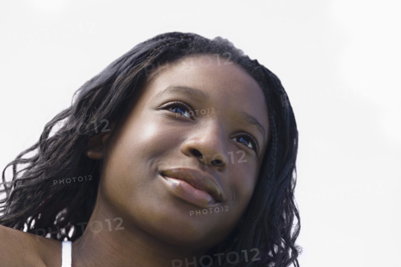 Portrait of young woman