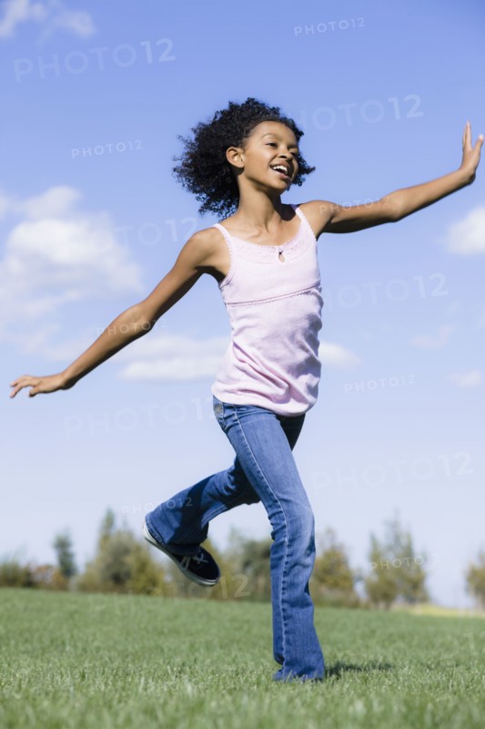 Girl running