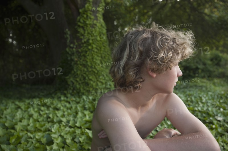 Shirtless Boy