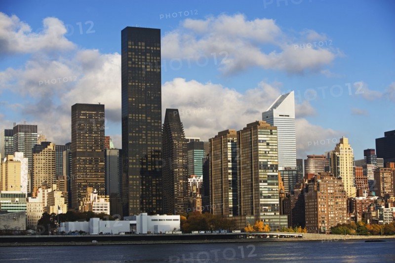 Waterfront cityscape
