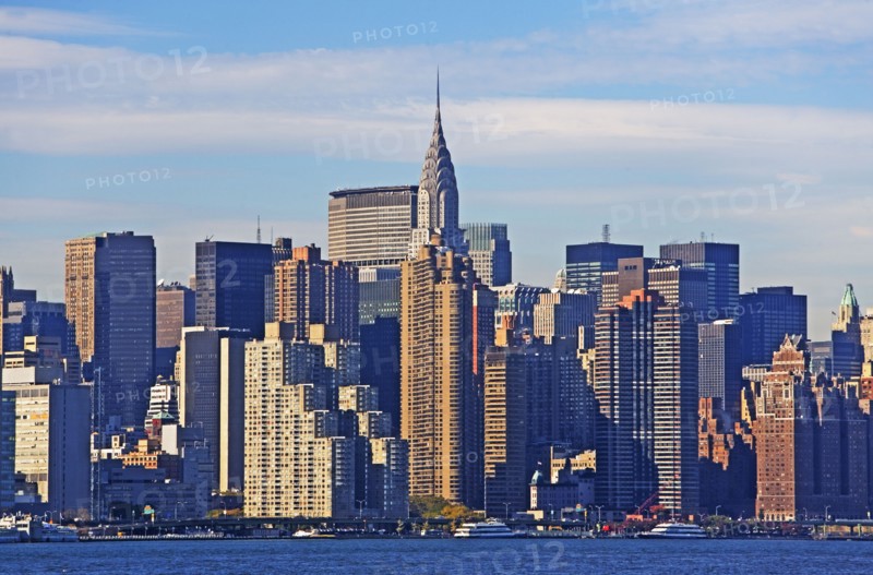 Waterfront cityscape
