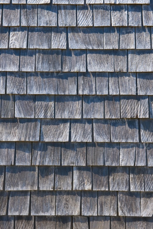 Shingle siding.