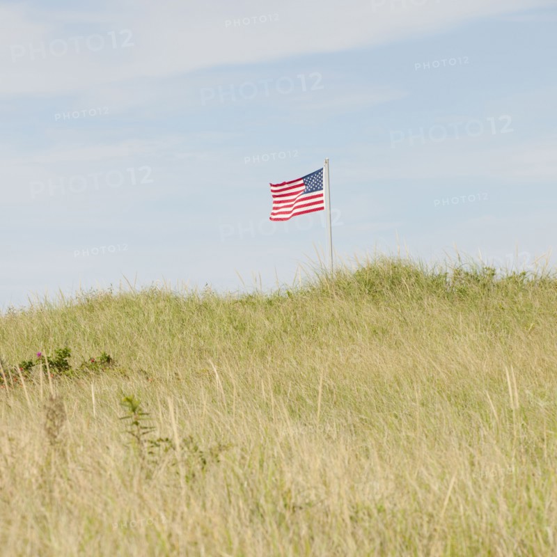 American flag.