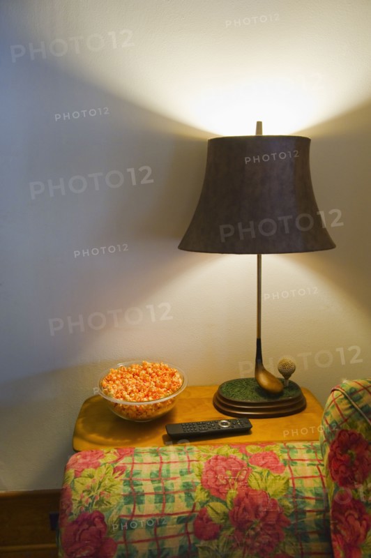 Side table in living room.
