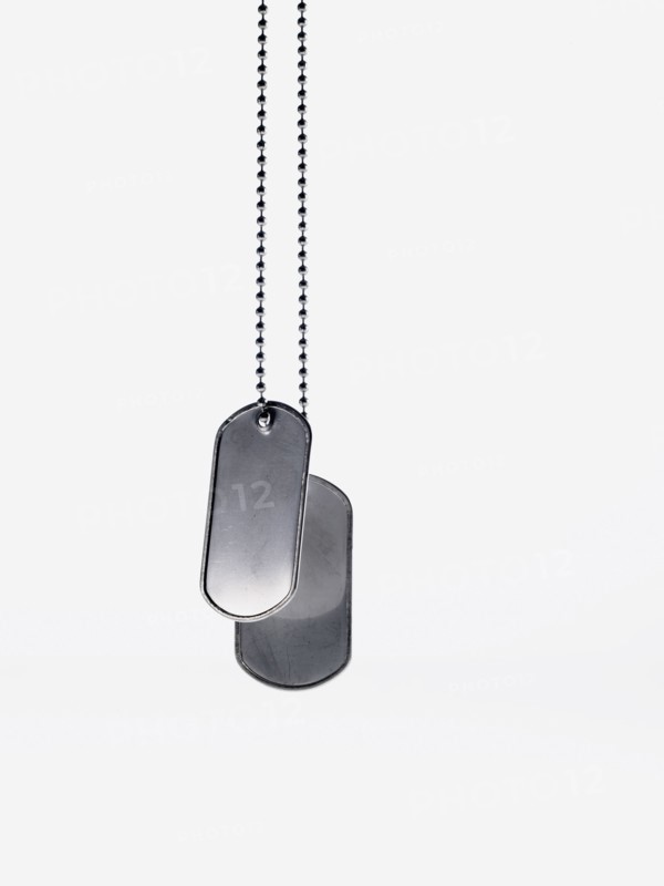 Army tags. Photographer: David Arky
