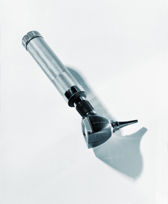 Ear thermometer. Photographer: David Arky