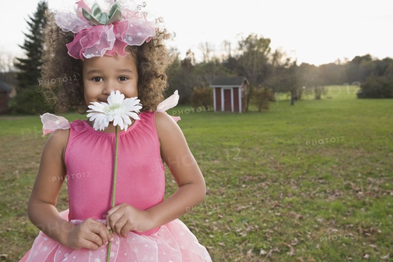 Young girl dressed as a ballerina. Photographer: Pauline St.Denis