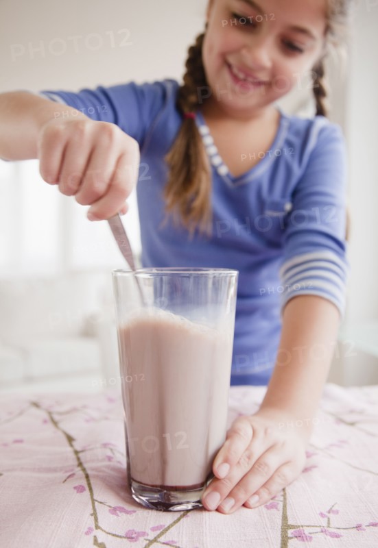 Chocolate milk. Photographer: Jamie Grill