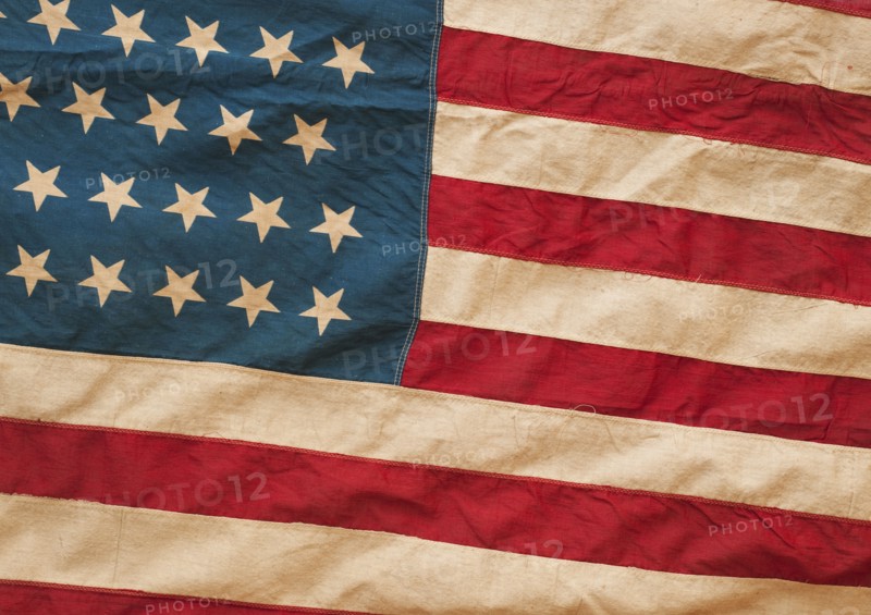 American flag.