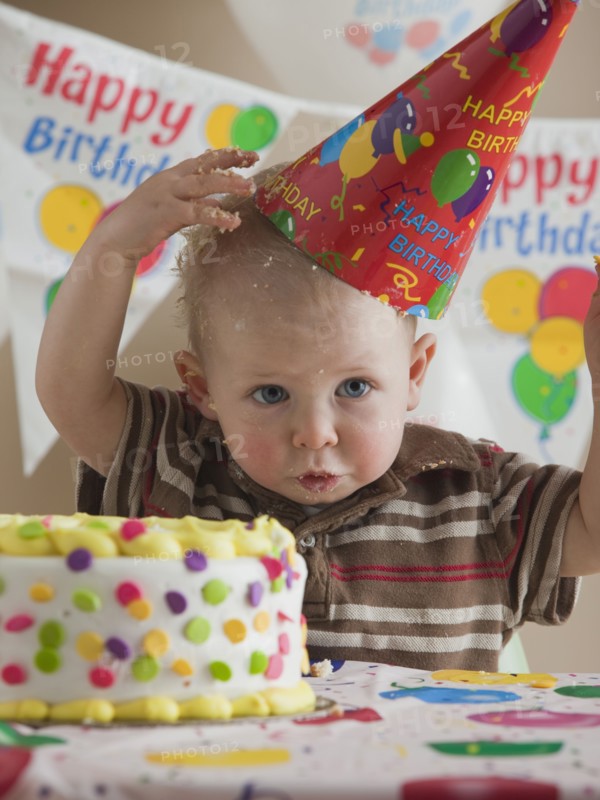 First birthday. Photographer: Mike Kemp