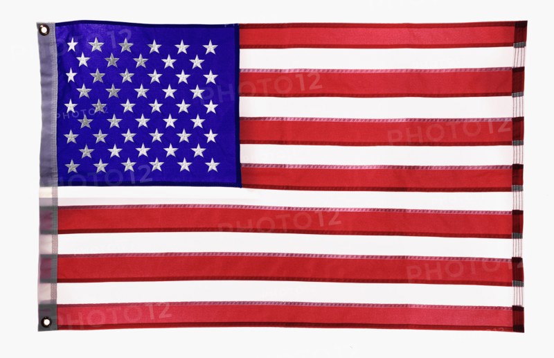 American flag. Photographer: David Arky