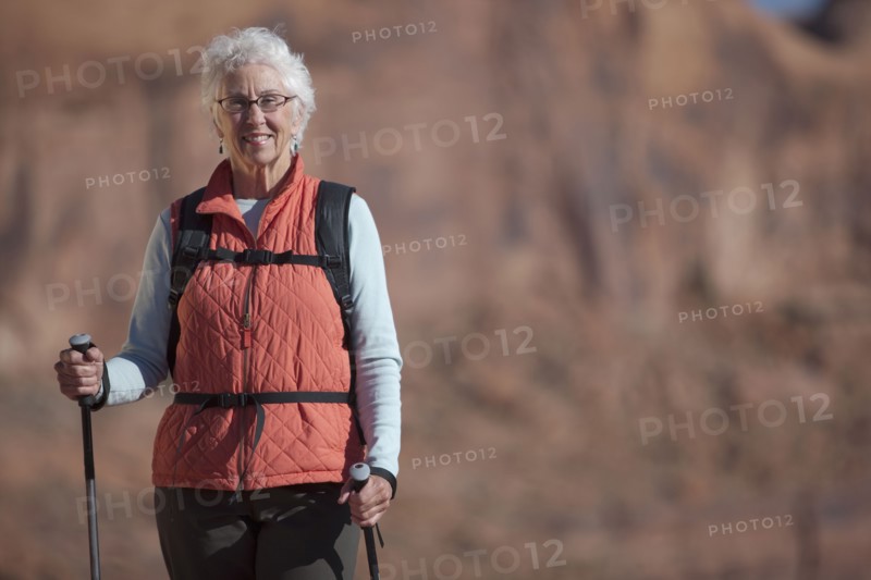 Elderly hiker. Photographer: Dan Bannister