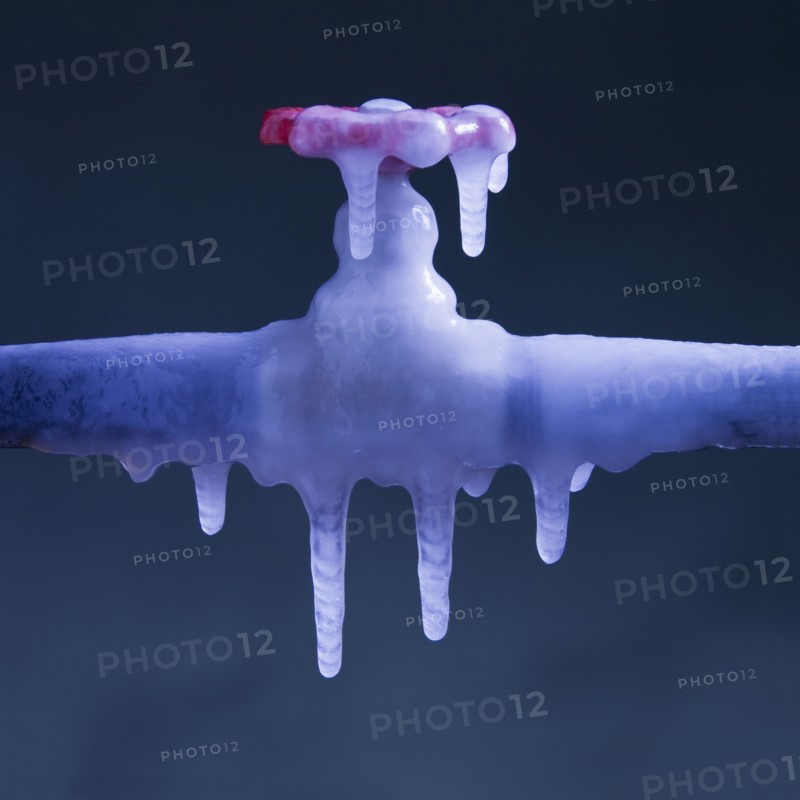 Frozen plumbing. Photographer: Mike Kemp