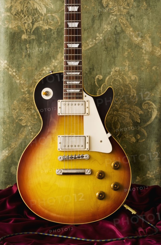 Electric guitar. Photographer: Joe Clark