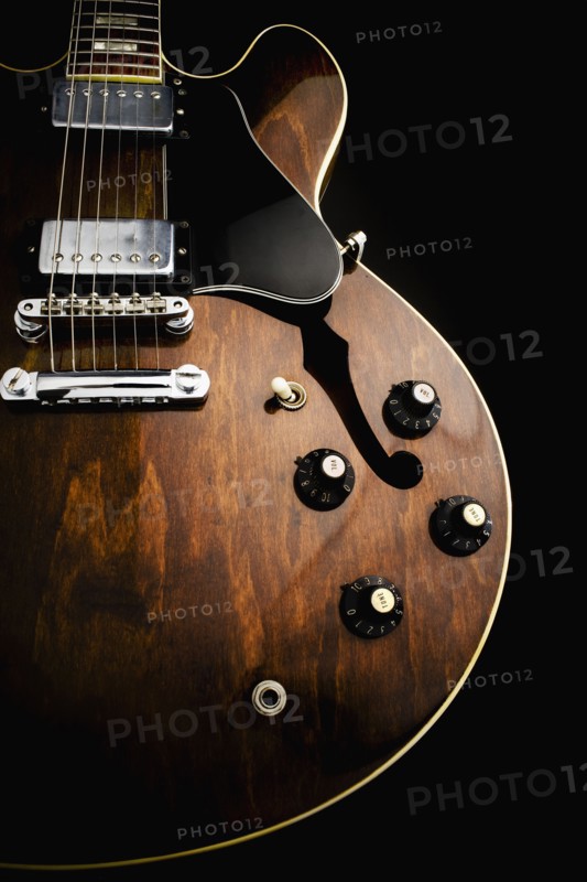 Electric guitar. Photographer: Joe Clark