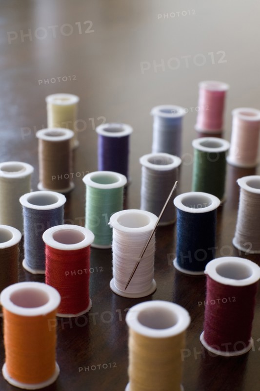 Spools of thread. Photographer: David Engelhardt