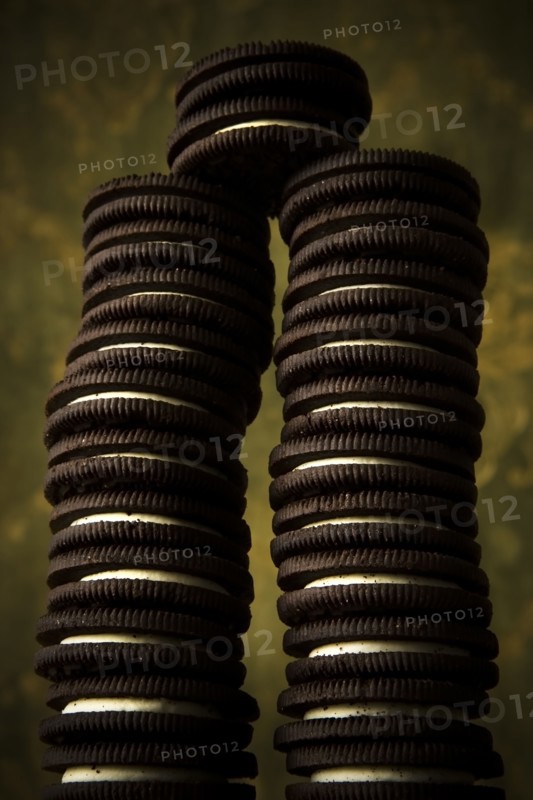Stack of cookies. Photographer: Joe Clark