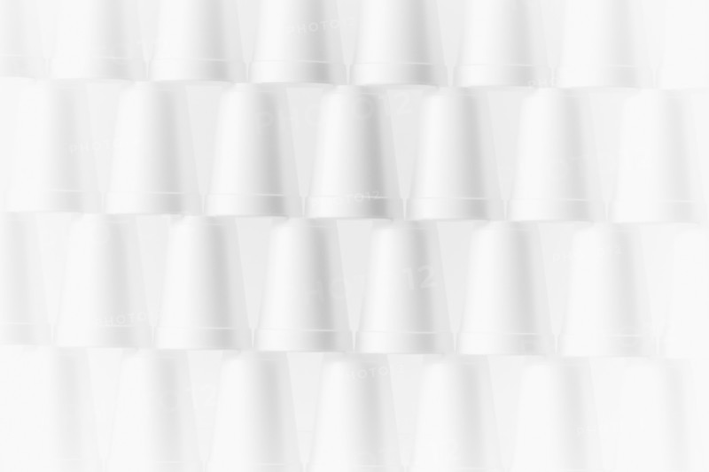 Stack of foam cups. Photographer: Joe Clark