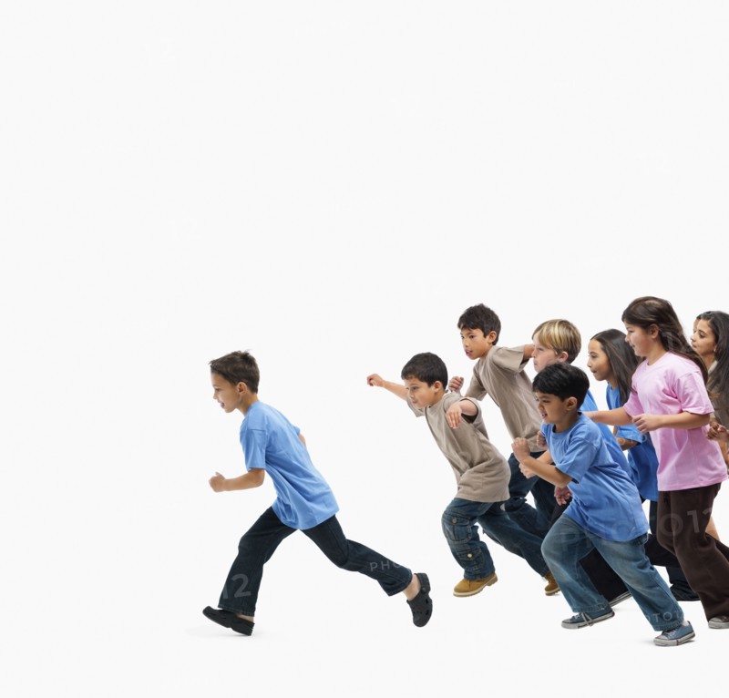 Children running. Photographer: momentimages