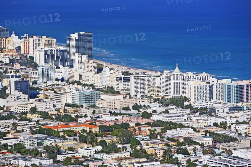 Florida coastline and cityscape. Photographer: fotog