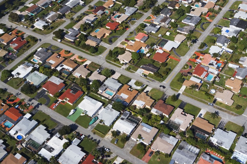 Aerial view of houses. Photographer: fotog