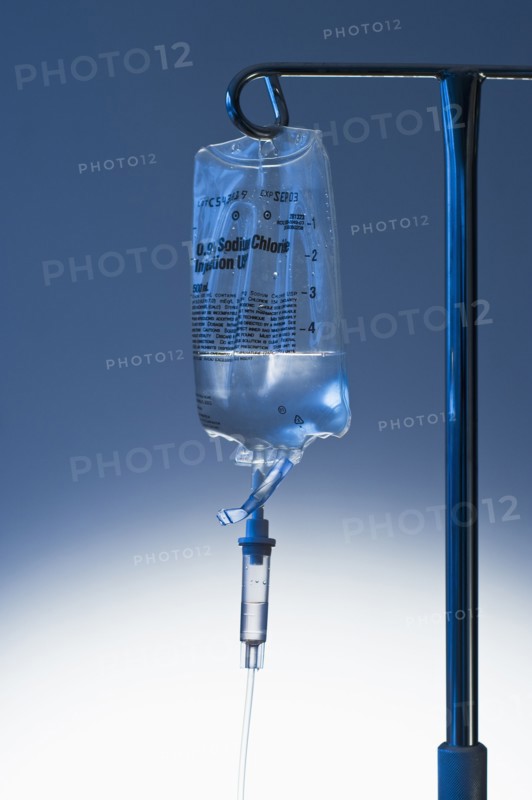 Intravenous bag.