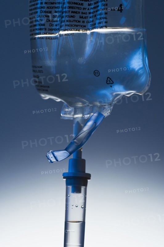 Intravenous bag.